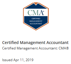Certified Management Accountant badge